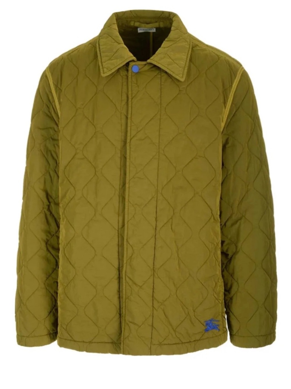 Burberry Olive Quilted Lightweight Jacket